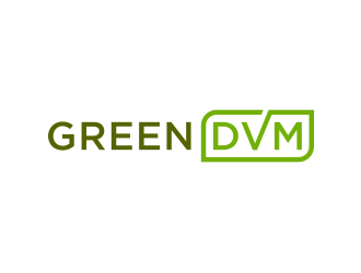 Green DVM logo design by nurul_rizkon