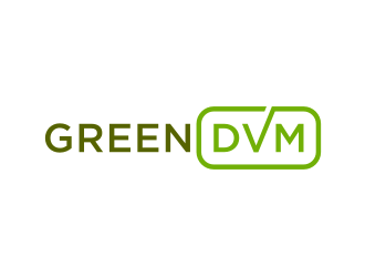 Green DVM logo design by nurul_rizkon