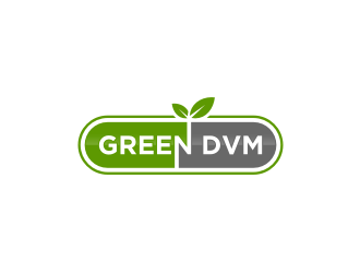 Green DVM logo design by alby