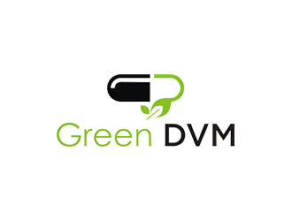 Green DVM logo design by checx