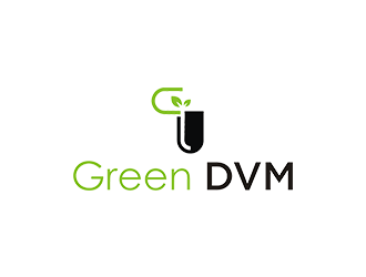 Green DVM logo design by checx