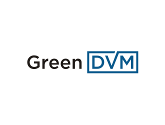 Green DVM logo design by R-art