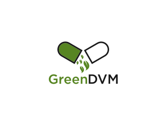 Green DVM logo design by blessings