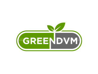 Green DVM logo design by alby
