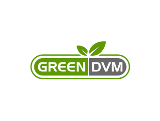 Green DVM logo design by alby