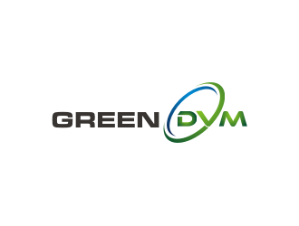 Green DVM logo design by BintangDesign