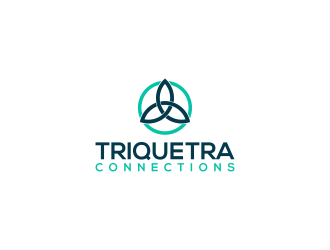 Triquetra Connections logo design by RIANW