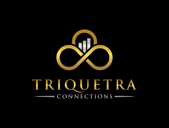Triquetra Connections logo design by ammad