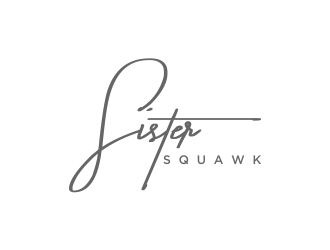 Sistersquawk or Sister Squawk  logo design by afra_art