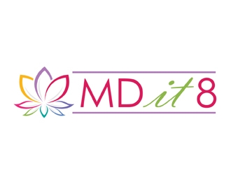 MDit8   logo design by MAXR