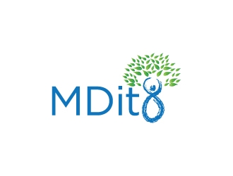 MDit8   logo design by dhika
