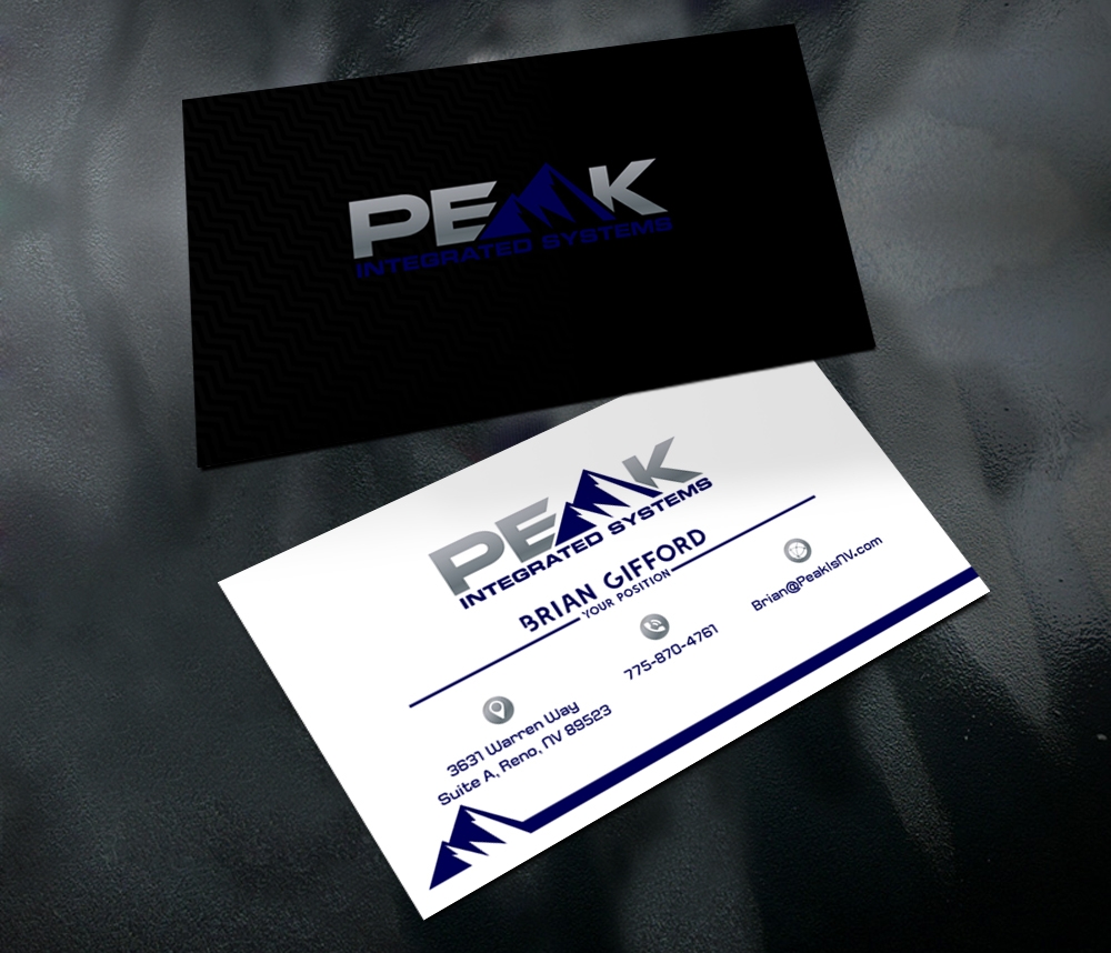 Peak Integrated Systems logo design by jsdexterity