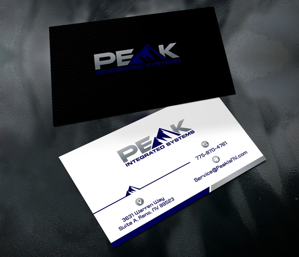 Peak Integrated Systems logo design by jsdexterity