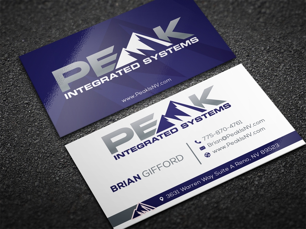 Peak Integrated Systems logo design by aamir
