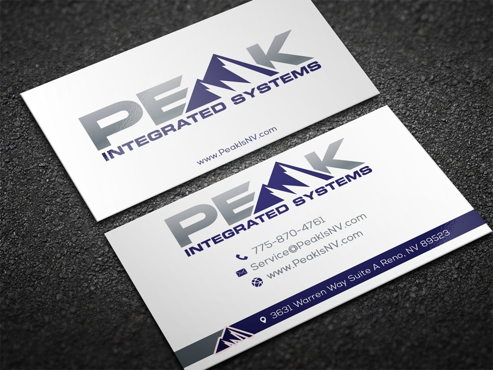 Peak Integrated Systems logo design by aamir