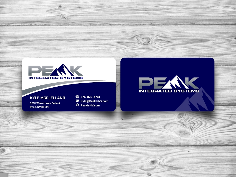 Peak Integrated Systems logo design by jaize