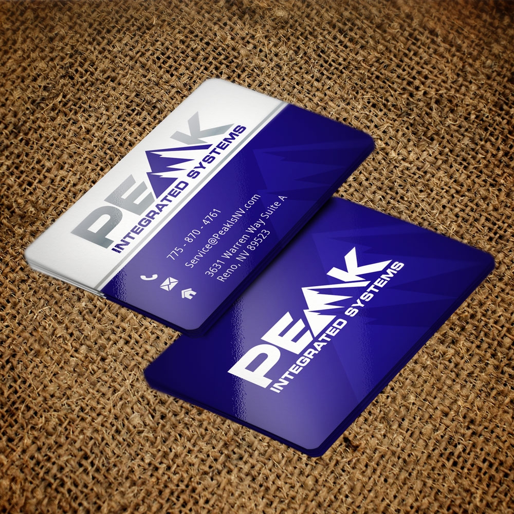 Peak Integrated Systems logo design by Gelotine