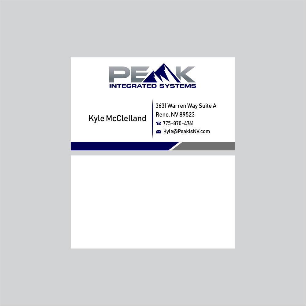 Peak Integrated Systems logo design by Al-fath