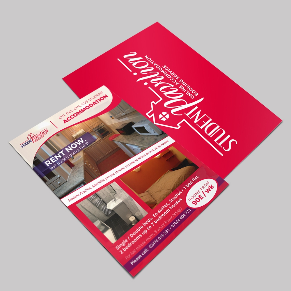 Student Pavilion Online Accommodation Booking Service logo design by Gelotine