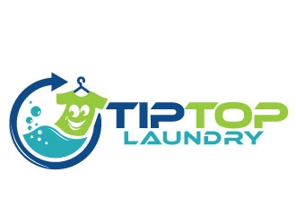 TIP TOP LAUNDRY logo design by REDCROW