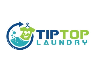 TIP TOP LAUNDRY Logo Design