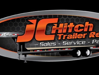 JC Trailer & Hitch Repair Co.  logo design by dshineart