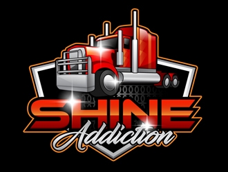SHINE ADDICTION logo design by DreamLogoDesign