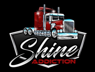 SHINE ADDICTION logo design by daywalker