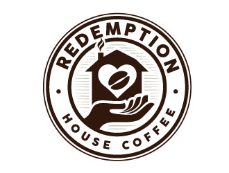 Redemption House Coffee logo design by REDCROW