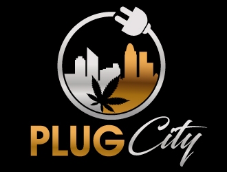 PLUG CITY logo design by PMG