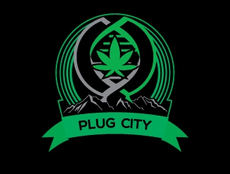 PLUG CITY logo design by dshineart