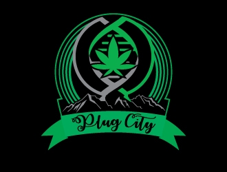 PLUG CITY logo design by dshineart
