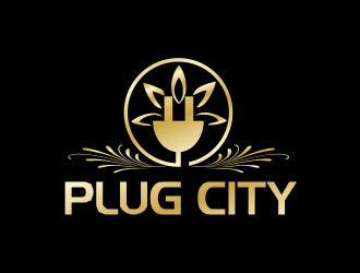 PLUG CITY logo design by giphone