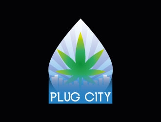PLUG CITY logo design by defeale