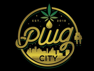 PLUG CITY logo design by REDCROW