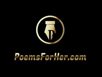PoemsForHer.com logo design by bougalla005