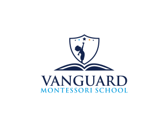 Vanguard Montessori School  logo design by ammad
