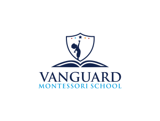 Vanguard Montessori School  logo design by ammad