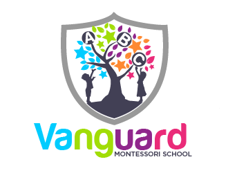 Vanguard Montessori School  logo design by THOR_