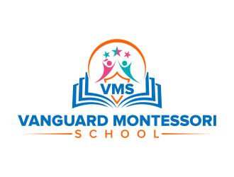 Vanguard Montessori School  logo design by pakNton