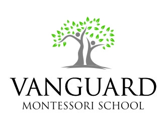 Vanguard Montessori School  logo design by jetzu
