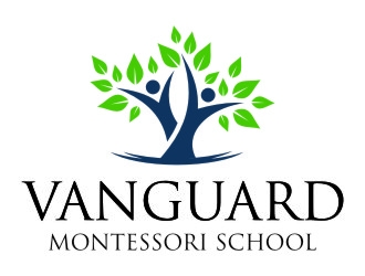Vanguard Montessori School  logo design by jetzu
