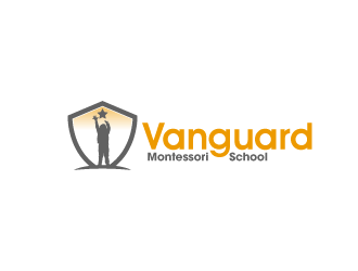 Vanguard Montessori School  logo design by torresace