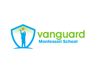Vanguard Montessori School  logo design by torresace