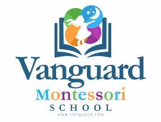Vanguard Montessori School  logo design by nikkiblue