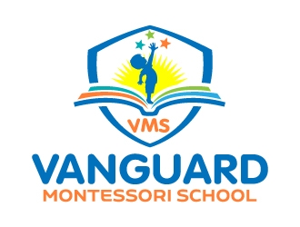 Vanguard Montessori School  logo design by jaize