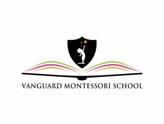 Vanguard Montessori School  logo design by 48art