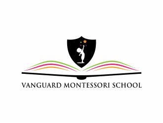 Vanguard Montessori School  logo design by 48art