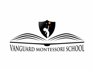 Vanguard Montessori School  logo design by 48art
