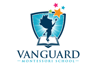 Vanguard Montessori School  logo design by BeDesign